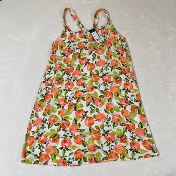 BCBG PARIS Womens Swim Cover Peach Print Size Small Medium NWT - Picture 3 of 10